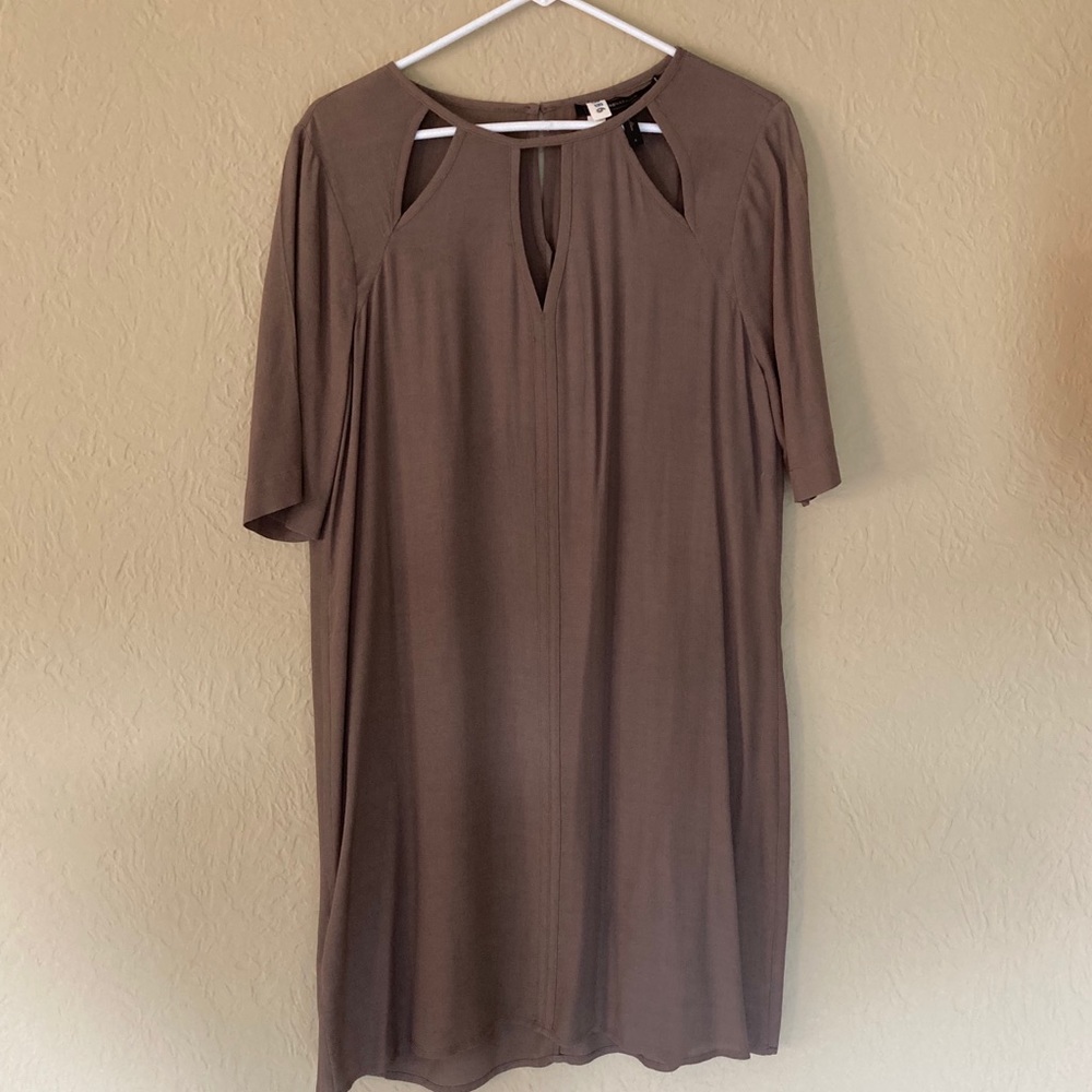BCBG Maxazria cut out shift dress